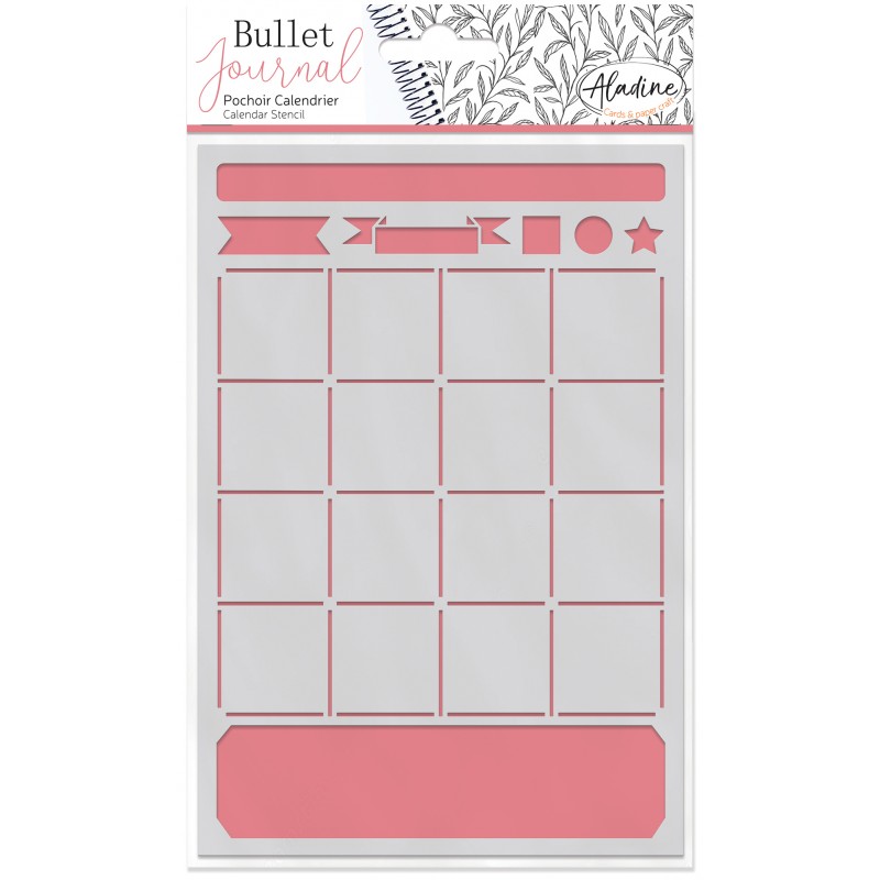 BULLET JOURNAL POCHOIR CALENDRIER BULLET JOURNAL POCHOIR CALENDRIER