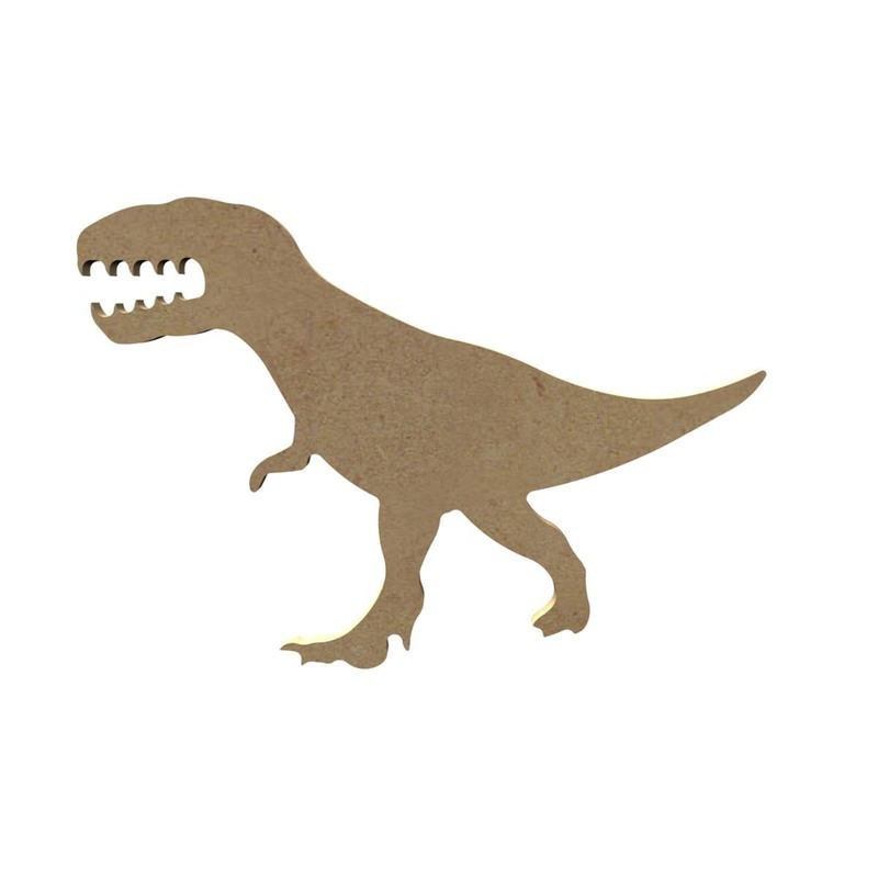Petit T-rex en bois à décorer Petit T-rex en bois à décorer