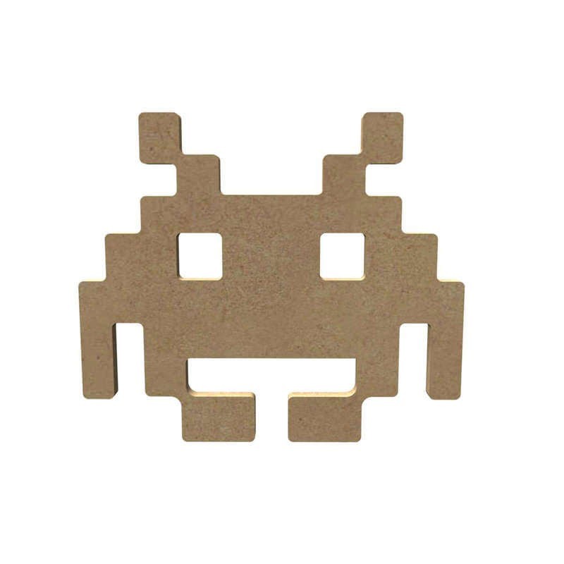 Space invaders en bois à décorer Space invaders en bois à décorer