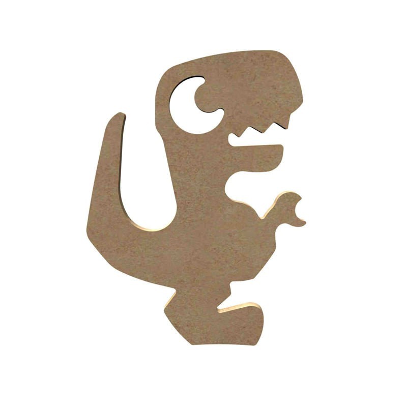 T-rex toon en bois à décorer T-rex toon en bois à décorer