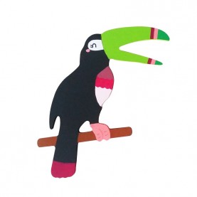 Toucan en bois à décorer