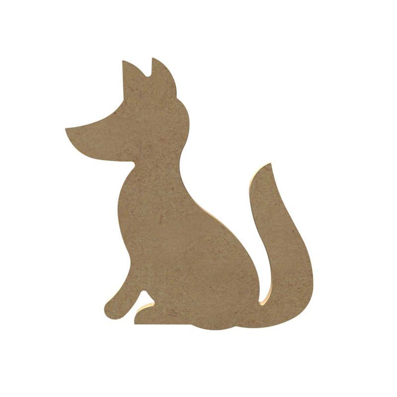 Renard en bois à décorer Renard en bois à décorer