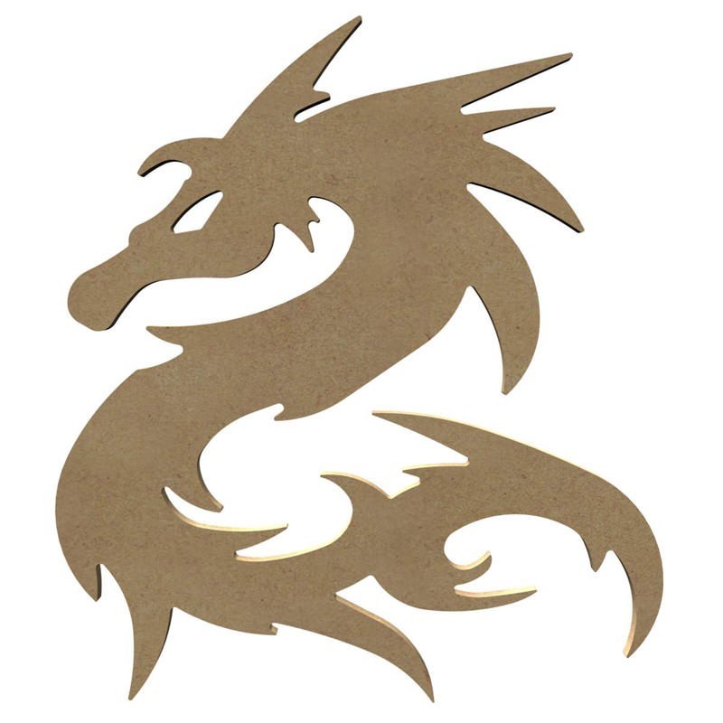 Dragon en bois à décorer Dragon en bois à décorer