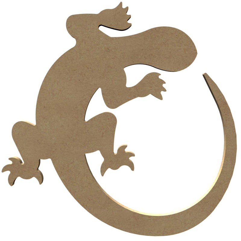 Salamandre en bois à décorer Salamandre en bois à décorer