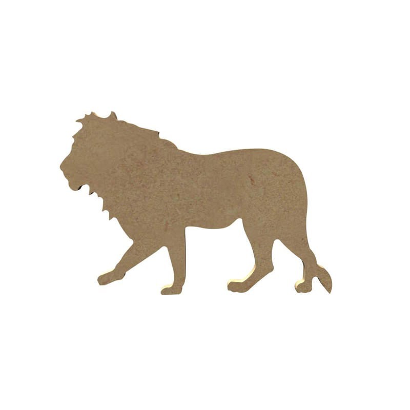 Lion en bois à décorer Lion en bois à décorer