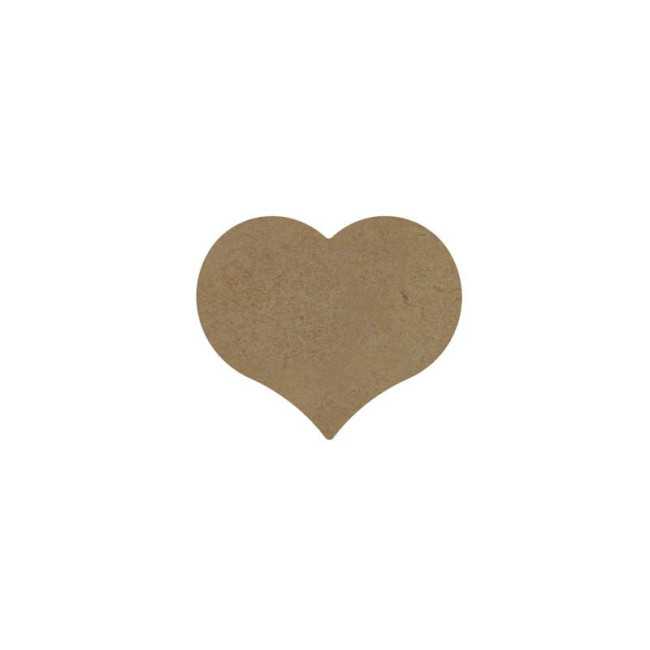 Cœur Porte Alliance Rayher Cœur En Bois à Décorer FSC 100% 20x18,5x2,7cm Naturel - Idéal Mariage, Saint-Valentin, Décoration Romantique