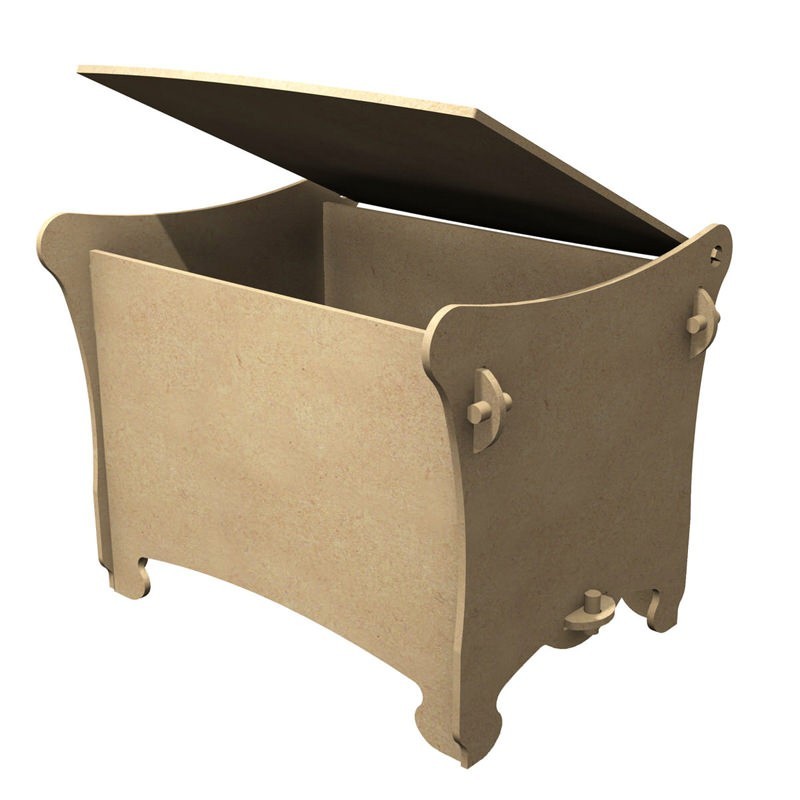 Coffre en bois à décorer Coffre en bois à décorer