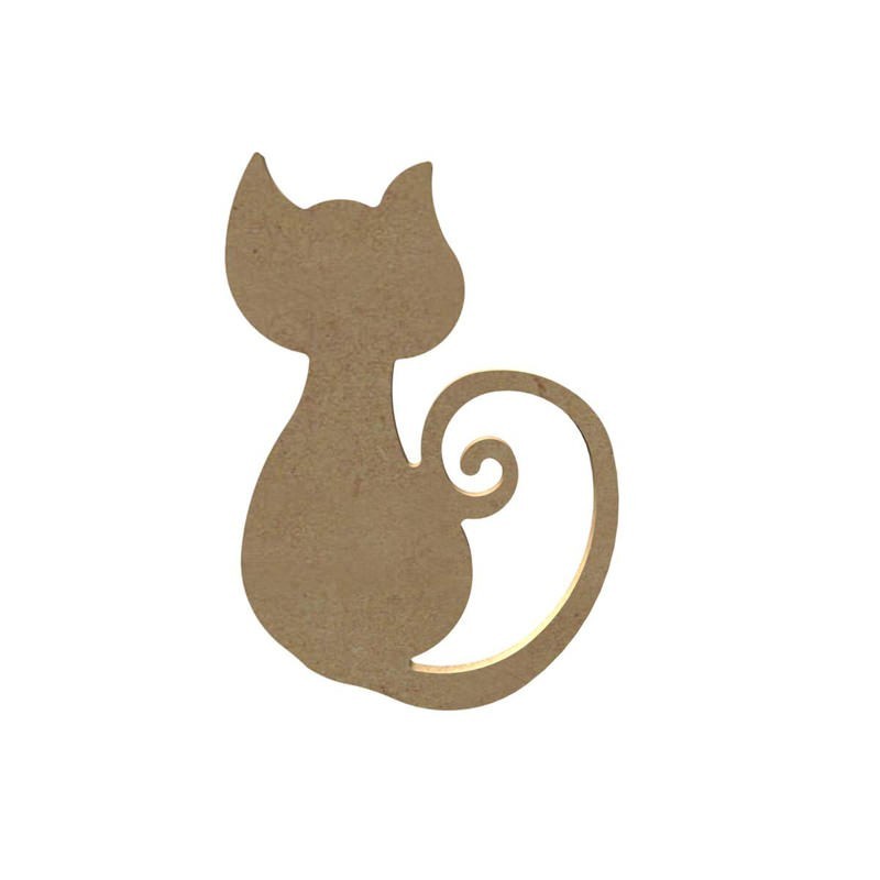 Chat en bois à décorer Chat en bois à décorer