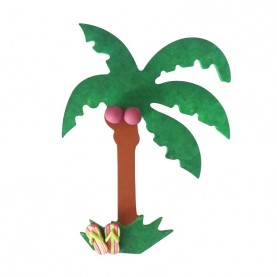 Palmier en bois à décorer