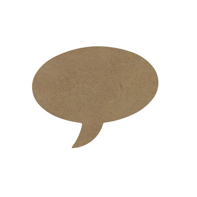 Bulle ovale en bois à décorer Bulle ovale en bois à décorer