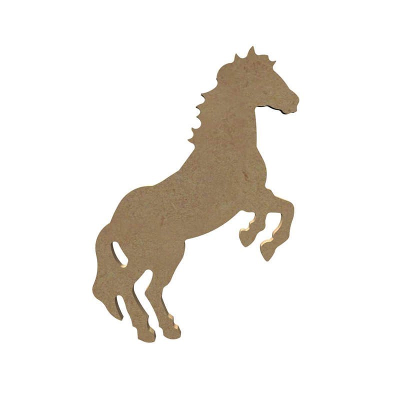 Cheval cabré en bois à décorer Cheval cabré en bois à décorer