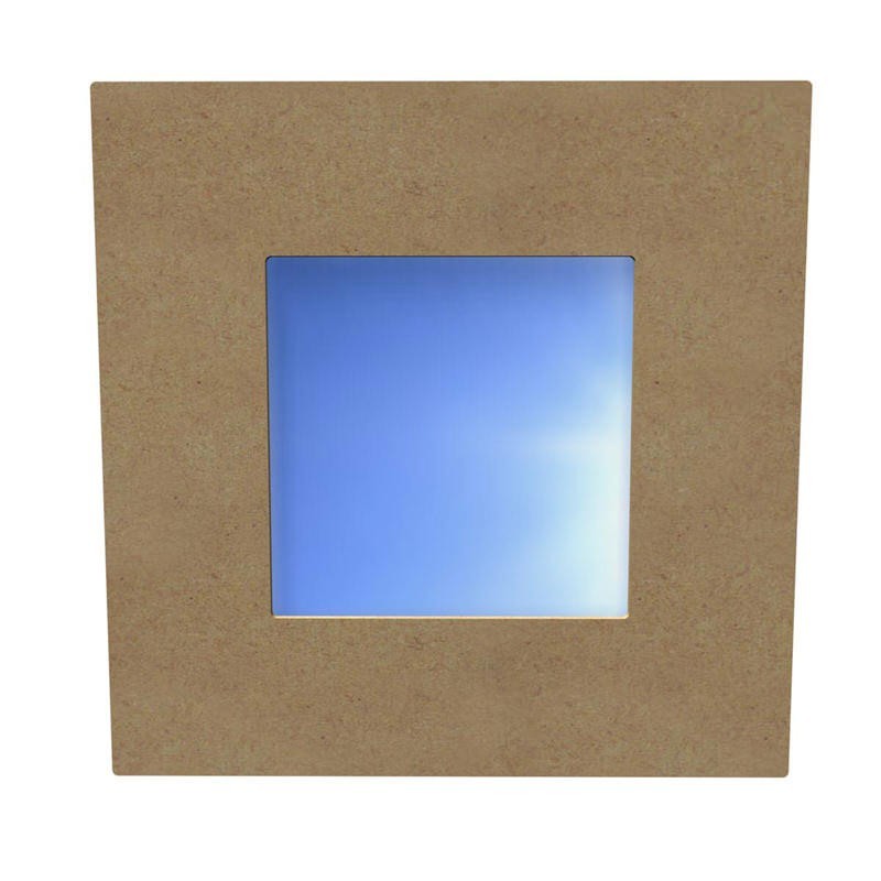 Miroir carré en bois à décorer Miroir carré en bois à décorer