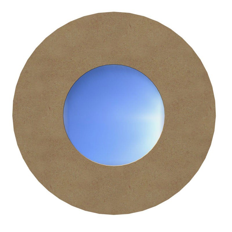 Miroir rond en bois à décorer Miroir rond en bois à décorer