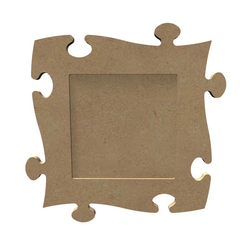 Cadre photo puzzle en bois à décorer Cadre photo puzzle en bois à décorer