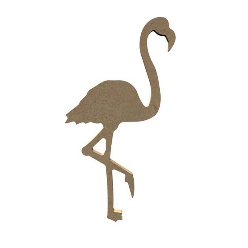 Flamant rose en bois à décorer Flamant rose en bois à décorer