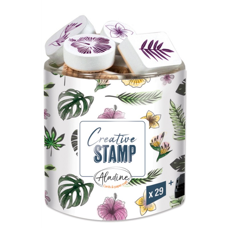 COFFRET TAMPONS MOUSSE JUNGLE COFFRET TAMPONS MOUSSE JUNGLE