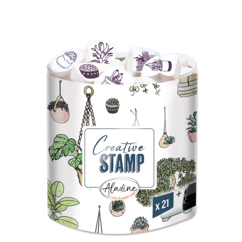COFFRET TAMPONS MOUSSE PLANTES COFFRET TAMPONS MOUSSE PLANTES