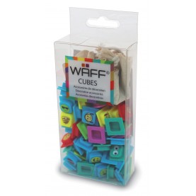 Accessoires 100 cubes lettres pour carnets Waff