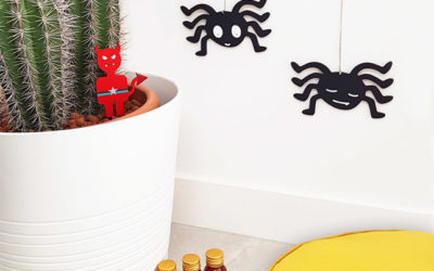 Tutoriel : une déco « araignée pour Halloween » en bois très terrifiante en DIY !
