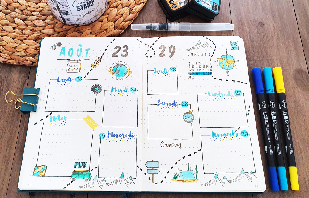 idee presentation bullet journal