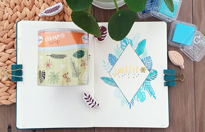 bullet journal ete juillet