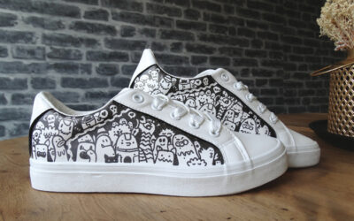 Une customisation sneakers facile à réaliser !