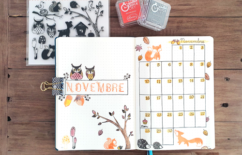idee bullet journal automne nvoembre