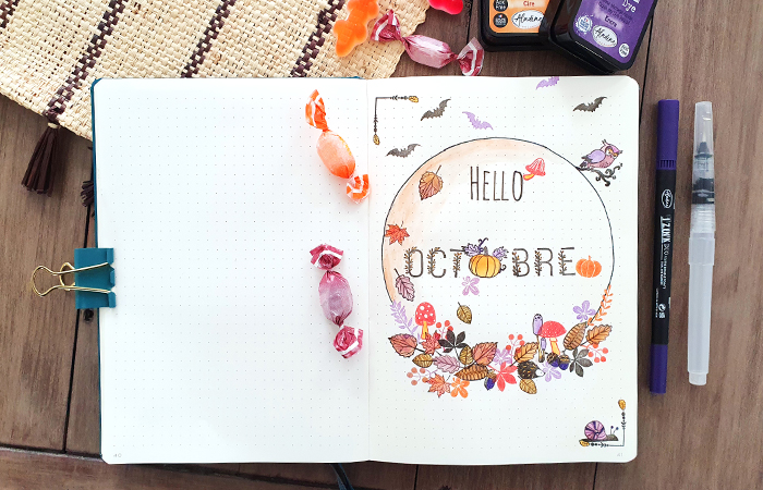 idee bullet journal automne tampon aladine