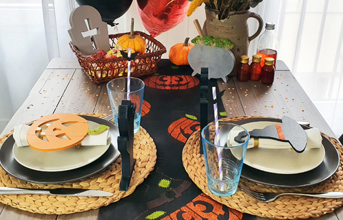 tuto deco diy table halloween loisirs creatifs