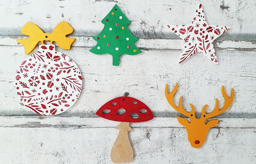 formes en bois a customiser sapin de Noel DIY superbe