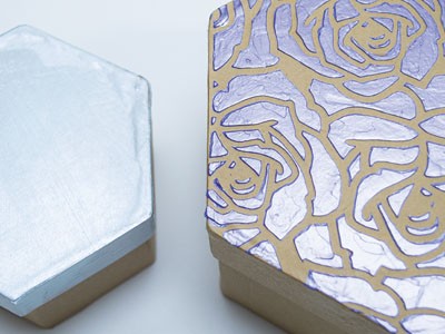Peinture déco nacrée