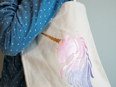 Peintures textile nacrée