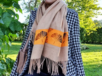 Pochoirs motif textile